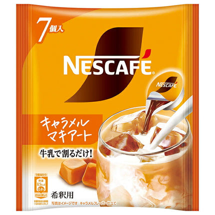 Nestlé Japan Nescafe Potion Caramel Macchiato (11g x 7P) x 24 bags [Shipped in Japan]