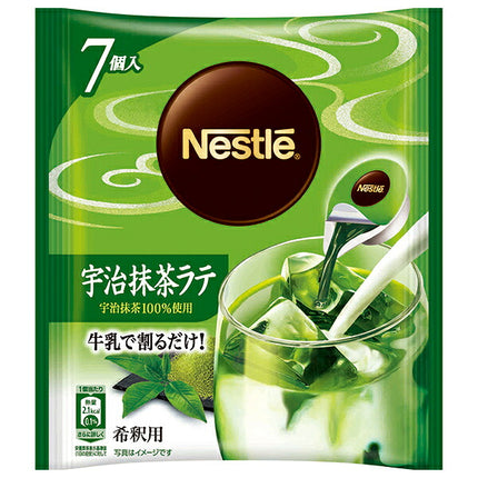 Nestlé Japan Nestlé Potion Uji Matcha Latte (11g x 7P) x 24 bags [Shipped in Japan]