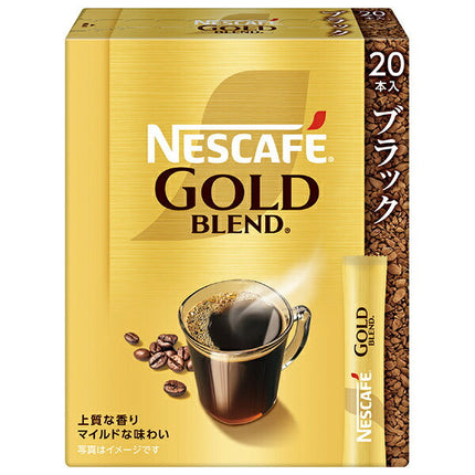 ネスレ日本 ネスカフェ ゴールドブレンド スティックブラック (2g×20P)×12箱入【日本出荷】