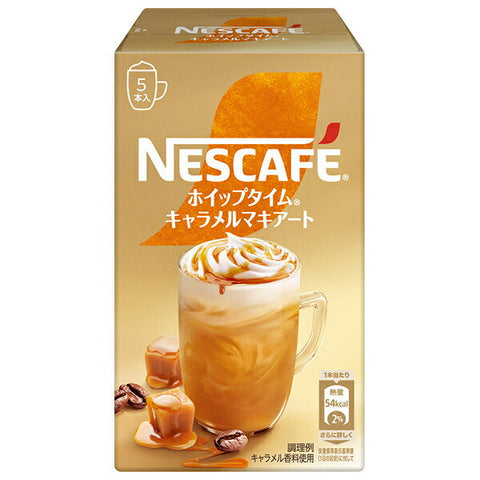 Nestle Japan Nescafe Whipped Time Caramel Macchiato (11.5g x 6P) x 24 boxes 
