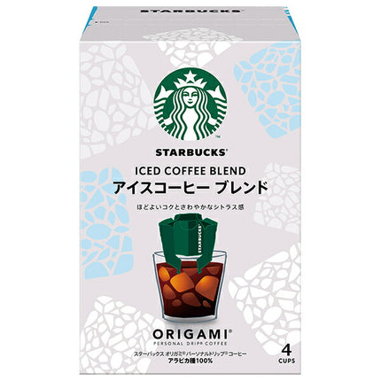 Nestlé Japan Starbucks Origami Personal Drip Coffee Iced Coffee Blend (8.5g x 4 bags) x 6 boxes [Shipped in Japan]