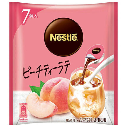 Nestle Japan Nestle Portion Peach Tea Latte (11g x 7P) x 24 bags 
