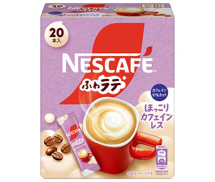 Nestle Japan Nescafe Fuwa Latte Warm Decaffeinated (6.6g x 20P) x 12 Boxes 