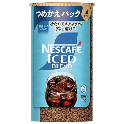 Nestle Japan Nescafe Ice Blend Eco & System Pack [Barista Refill] 95g x 12 pieces