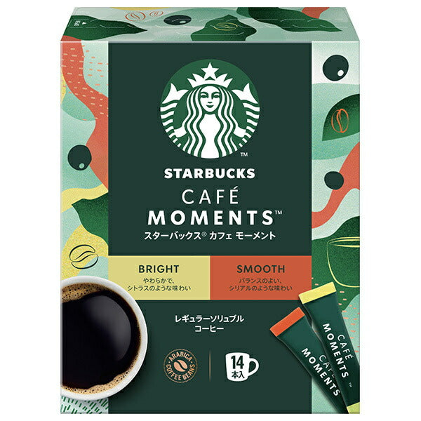 Nestle Japan Starbucks Cafe Moment Stick Black Assortment (2g x 14P) x 12 boxes [Shipped in Japan]