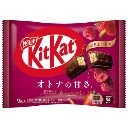 Nestlé Japan KitKat Adult Sweetness Double Berry & Nuts 9 Pieces x 12 Bags [Shipped in Japan]