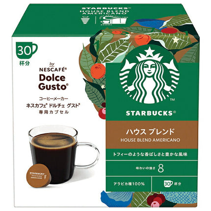 Nestlé Japan Starbucks House Blend Nescafe Dolce Gusto Special Capsules 30P x 3 Boxes [Shipped in Japan]