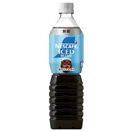 Nestlé Japan Nescafé Ice Blend Bottle Coffee Unsweetened 900ml PET bottles x 12 pieces [Shipped in Japan]