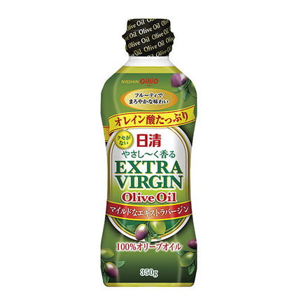 Nissin Oilio Nissin Gentle Scented Extra Virgin Olive Oil 350g PET bottles x 10 pieces [Shipped in Japan]