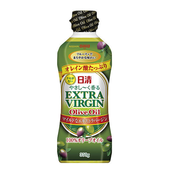 Nissin Oilio Nissin Gentle Scented Extra Virgin Olive Oil 350g PET bottles x 10 pieces [Shipped in Japan]