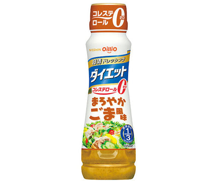 Nissin Oilio Nissin Dressing Diet Goût Moelleux ou Sésame Flacon PET 185 ml x 12 pièces 