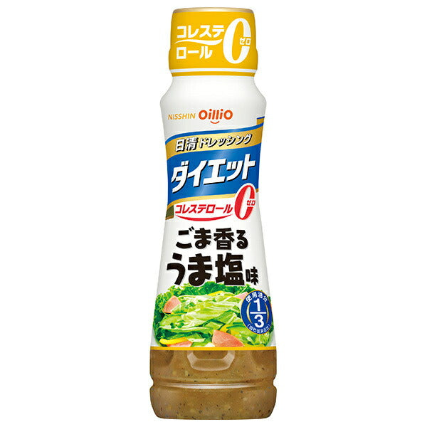 Nissin Oilio Nissin Dressing Diet Sesame Flavor Salt Flavor 185ml PET x 12 bottles [Shipped in Japan]