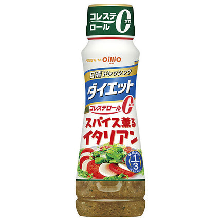 Nissin Oilio Nissin Dressing Diet Spice Scented Italian 185ml PET x 12 bottles [Shipped in Japan]