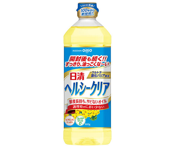 Nissin Oilio Nissin Healthy Clear Bouteilles en plastique 800g x 8 pièces 