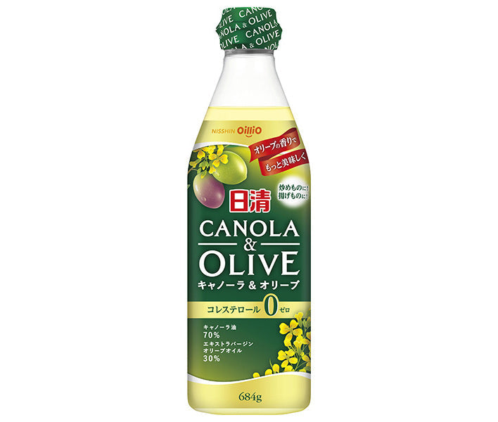 Nissin Oilio Nissin Canola & Olive 684g x 12 pièces 