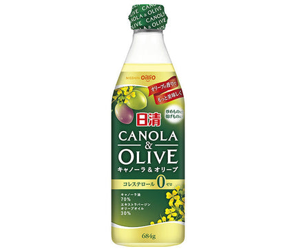 Nisshin Oillio Nisshin Canola & Olive 684g x 12 bottles 