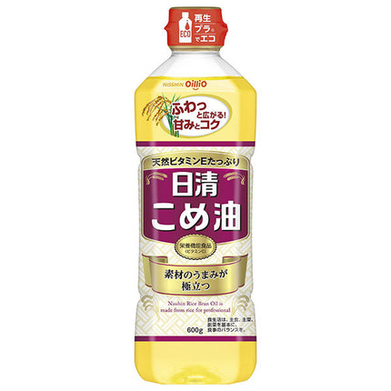 Nissin Oilio Nissin Rice Oil 600g plastic bottles x 10 pieces [shipped in Japan]