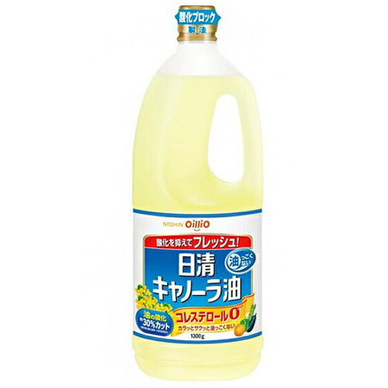 Nissin Oilio Nissin Canola Oil 1300g x 10 bottles [shipped in Japan]