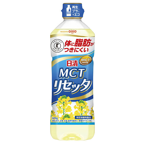 Nissin Oilio Nissin MCT Resetta 600g plastic bottle x 10 pieces [shipped in Japan]