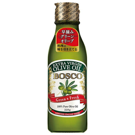 Nissin Oilio BOSCO Extra Virgin Olive Oil 228g bottle x 12 bottles [Shipped in Japan]
