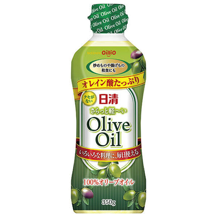 Nissin Oilio Nissin Smooth and Light Olive Oil 350g PET bottles x 10 pieces [Shipped in Japan]