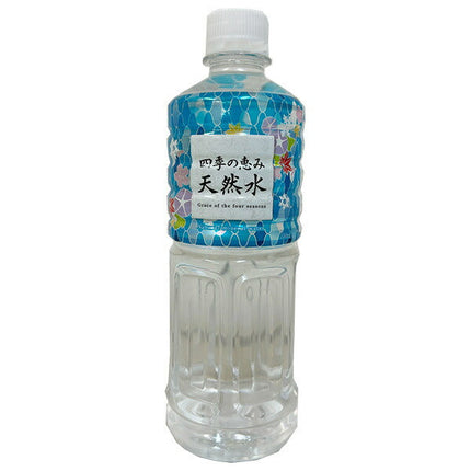 [12/25 ~ 5% de réduction sur tous les produits !!] Mitsuuroko Bénédictions des Quatre Saisons Eau Naturelle Bouteilles PET de 550 ml x 24 pièces