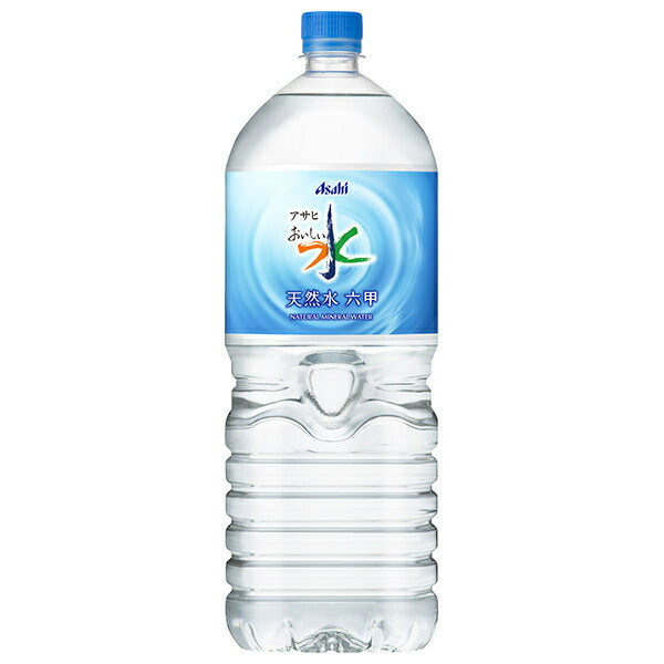 Asahi Soft Drinks Delicious Water Natural Water Rokko 2L PET Bottles x 6 [Shipped in Japan]