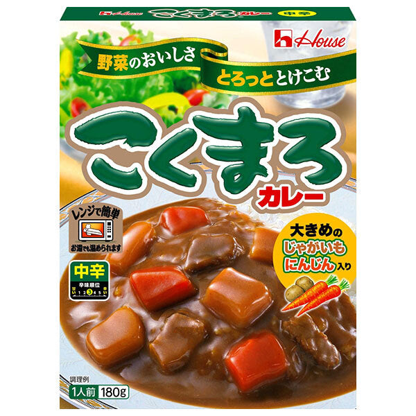 House Foods Kokumaro Curry Retort Medium Spicy 180g x 30 pieces [Shipped in Japan]