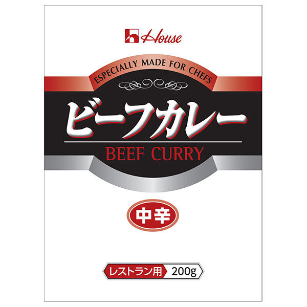 House Foods Beef Curry Medium Spicy (for restaurants) 200g x 30 bags [shipped in Japan]