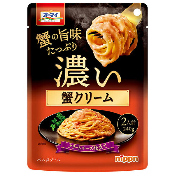 Nippun Oh My Dark Crab Cream 240g x 12 bags [shipped in Japan]