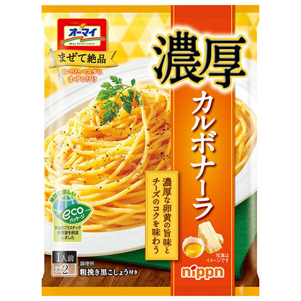 [11/25~ 10% off all products!!] Nippon Oh My Rich Carbonara 85g x 8 pieces