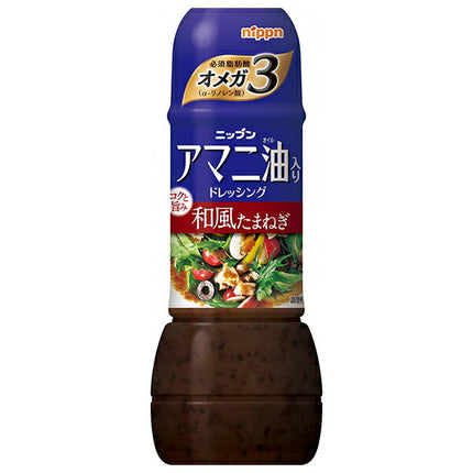 [10% off all products!! ~12/5] Nippun Nippun Dressing with Linseed Oil Japanese Style Onion 300ml x 12 bottles