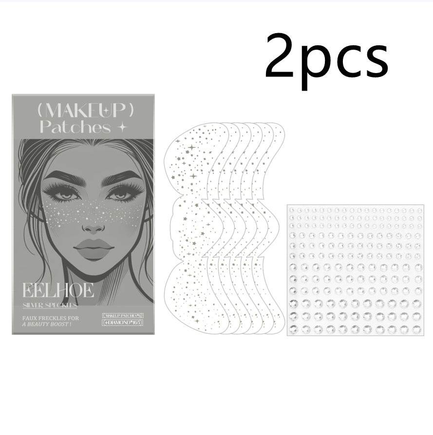 Glitter freckles - Speckles Makeup Patches  - Easy Freckles