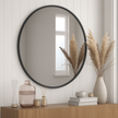 Round Vanity Mirror – Black, Gold, Nickel | 24