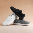 Color-Block Wide Toe Sneakers – Breathable Mesh, Soft Sole, Sports-Casual