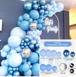 Latex Balloon Set – Multi-Style Party Decoration Balloons (5 Colours)