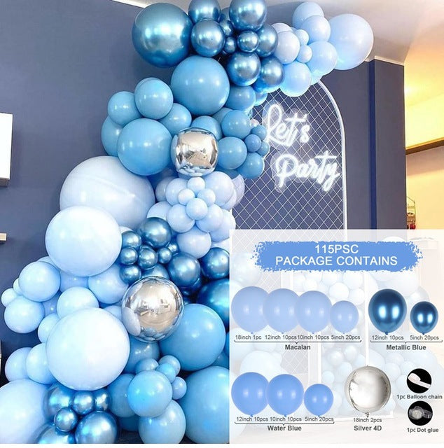 Latex Balloon Set – Multi-Style Party Decoration Balloons (5 Colours)