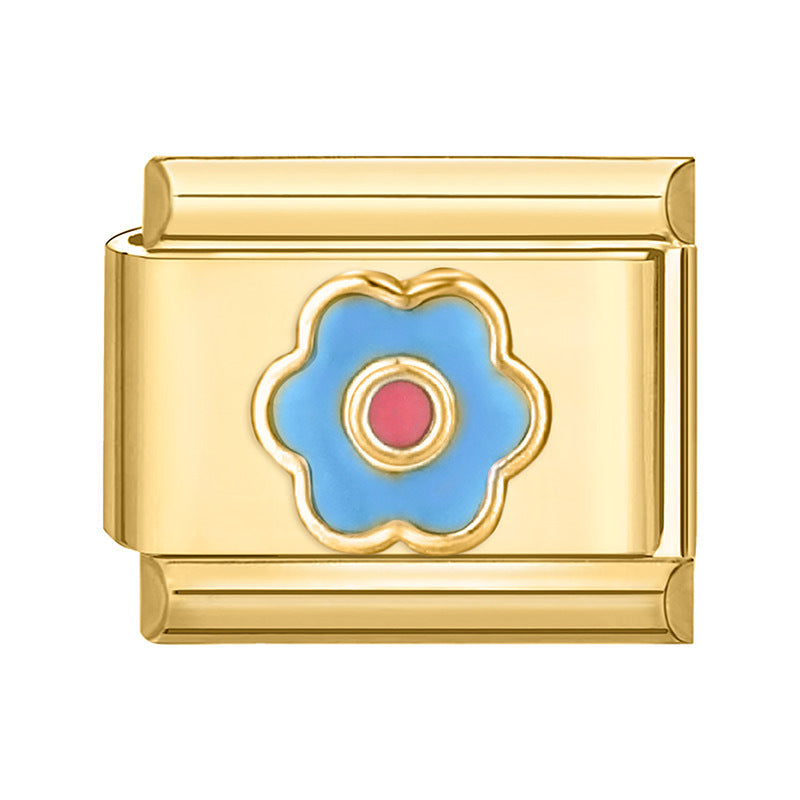 Gold Enamel DIY Pendant Charm – Bracelet Necklace Anklet Accessory