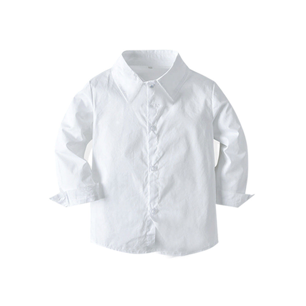 Boys' Formal Suit Set - Dress Shirt & Suspender Pants for Kids Canada USA