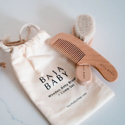 Wooden Brush & Comb Set | Pip + Phee