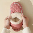 Winter Plush Cotton platform Shoes Warm Thick-bottom Waterproof Home Slippers All-match Indoor Outdoor Garden Shoes For Women