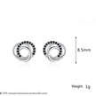 Dignified Hollow Multi-circle Zircon Design Earring