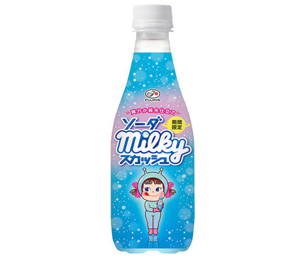 Fujiya Soda Milky Squash bouteille plastique 410ml x 24 pièces 