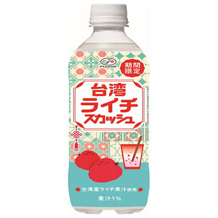 不二家 台湾ライチスカッシュ 500mlペットボトル×24本入