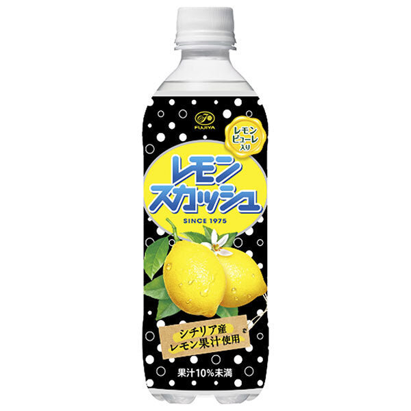 Fujiya Lemon Squash bouteille plastique 500ml x 24 pièces 