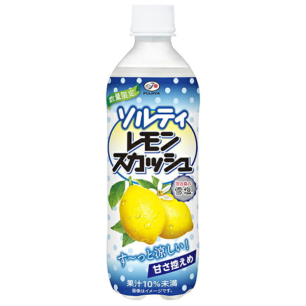 不二家 ソルティー レモンスカッシュ 500mlペットボトル×24本入【日本出荷】