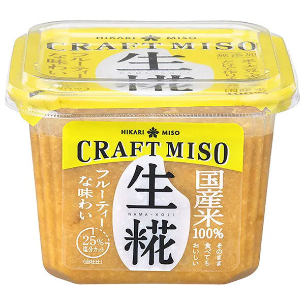 Hikari miso CRAFTMISO raw koji 650g x 8 pieces [shipped in Japan]