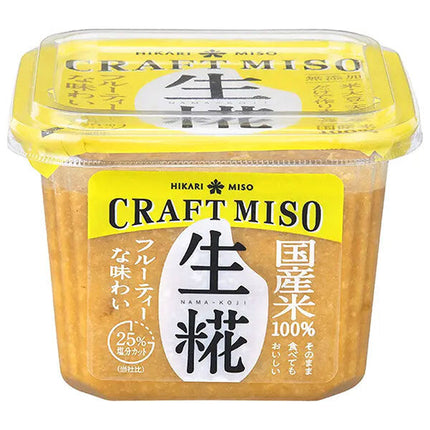 Hikari miso CRAFTMISO raw koji 650g x 8 pieces [shipped in Japan]