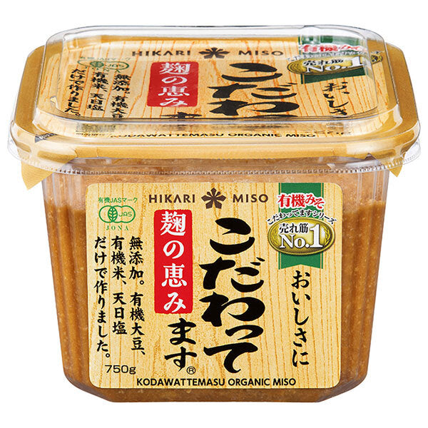 Hikari Miso Kodawatteimasu Organic Miso 750g x 8 [Ships from Japan]