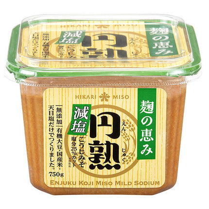 Miso Hikari, miso Koji affiné, teneur réduite en sel, 750 g x 8 pièces 